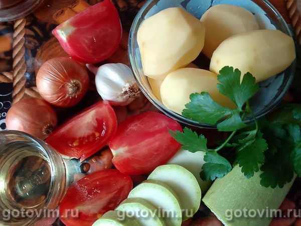 Рагу з кабачків із картоплею